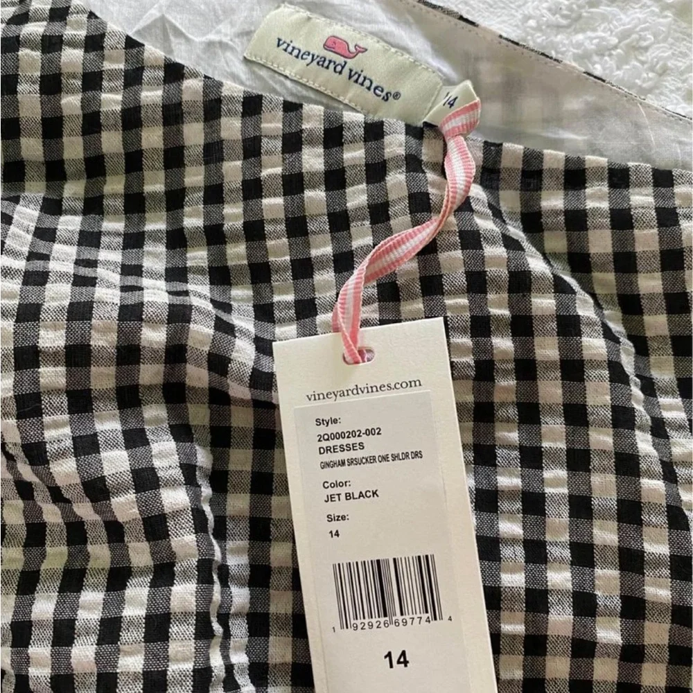 Vineyard vines one shoulder dress sz14 - Picture 3 of 3
